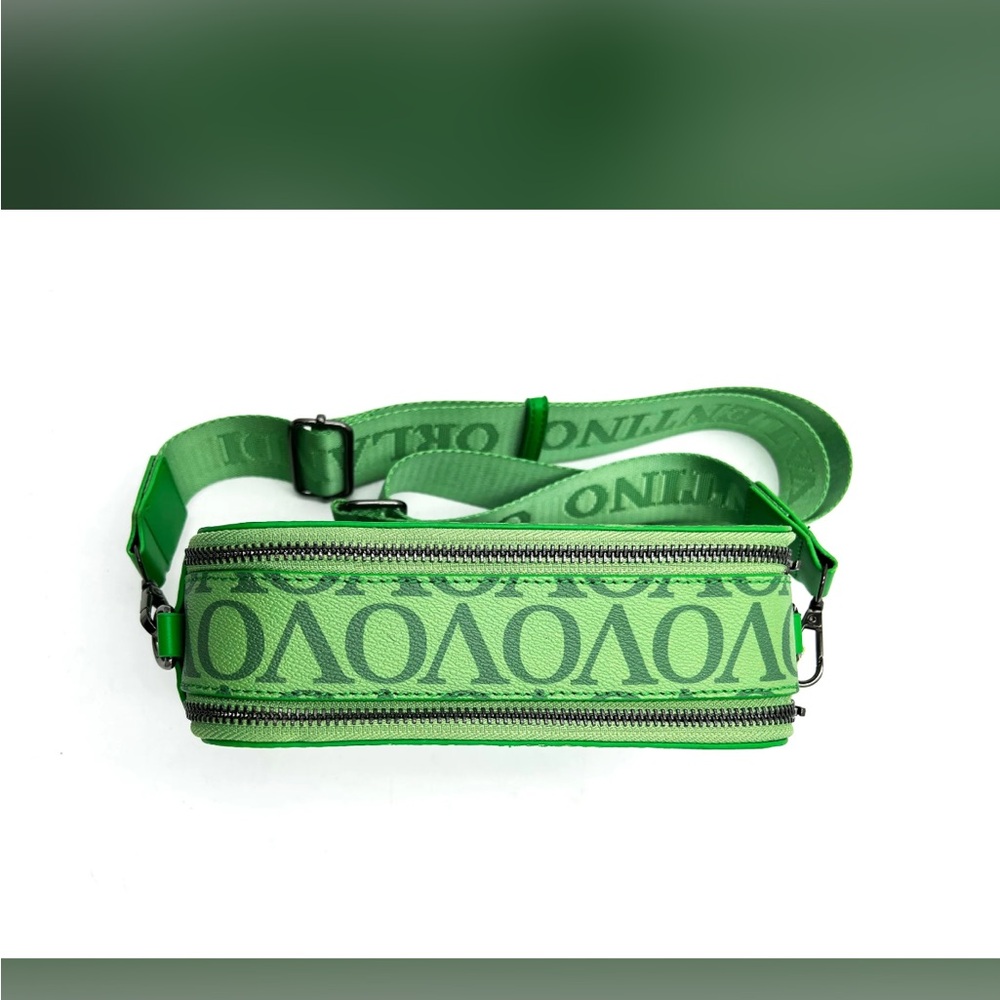 Valentino Orlandi Green Designer Crossbody Camera Bag *NWT* - Picture 3 of 7